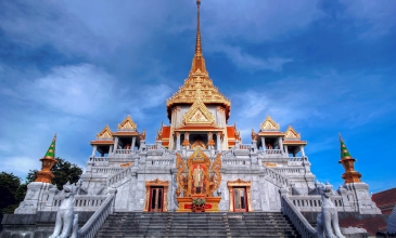 Chrámy Bangkoku a Golden Buddha