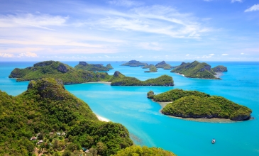 Národní park Anthong rychločlunem - Koh Samui