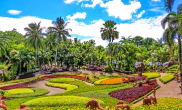 Tropické zahrady Nong Nooch - Pattaya