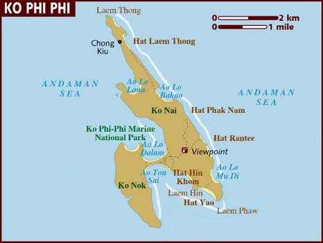 Koh Phi Phi mapa